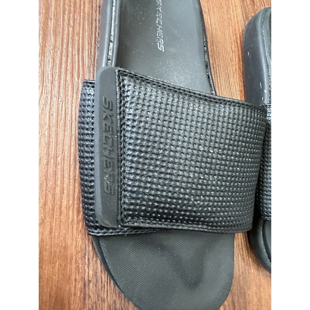 Skechers Men's Gambix 2.0 slide sandals Size 11 BlacK READ